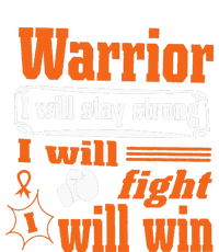 Leukemia Cancer Warrior I Will Stay Strong I Will Fight T-Shirt