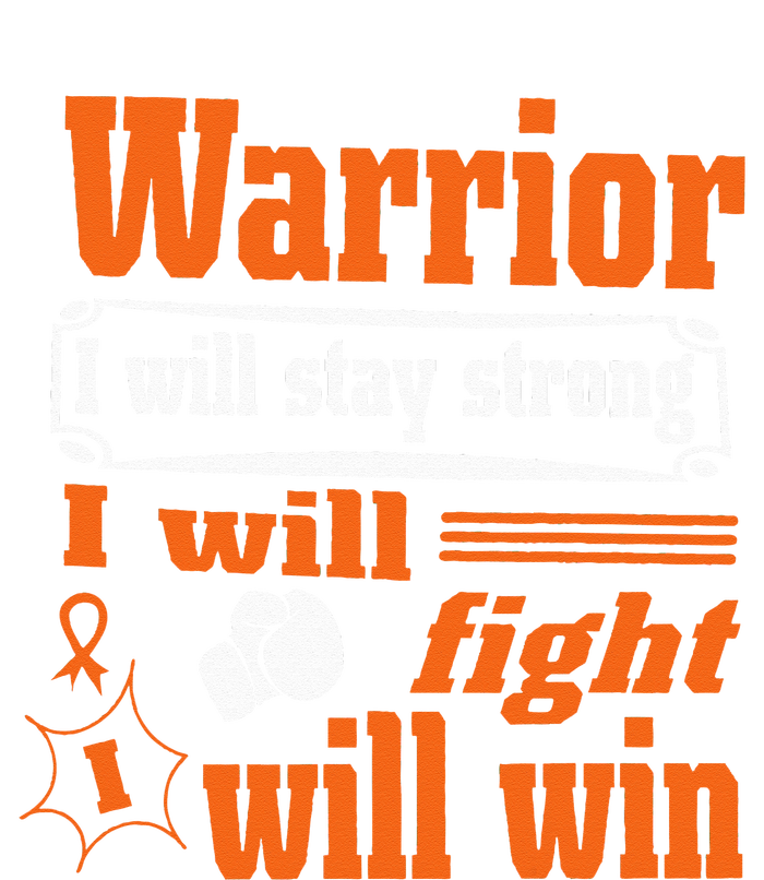 Leukemia Cancer Warrior I Will Stay Strong I Will Fight T-Shirt