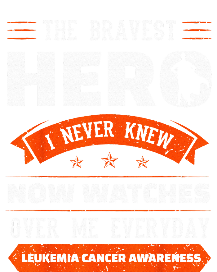 The Bravest Hero I Never Knew Leukemia Cancer Awareness Gift Legacy Cool Fit Booney Bucket Hat