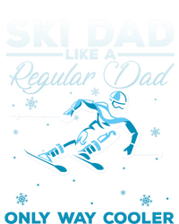 Vintage Ski Dad Like A Regular Dad Only Way Cooler Skiing Gift Valucap Bio-Washed Visor