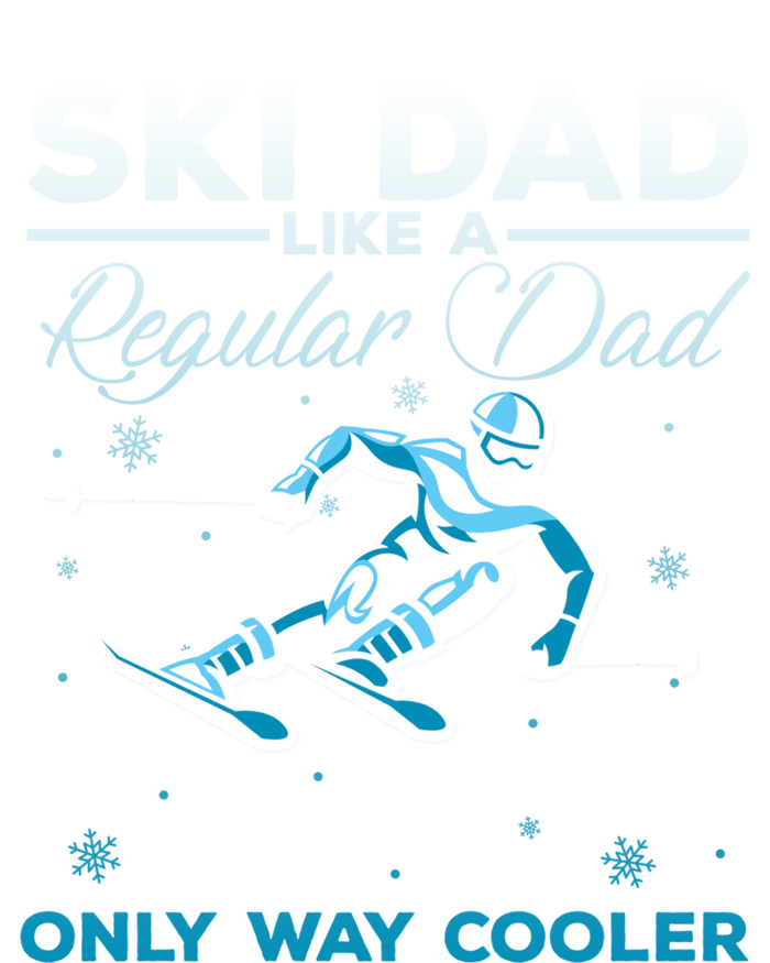 Vintage Ski Dad Like A Regular Dad Only Way Cooler Skiing Gift Valucap Bio-Washed Visor