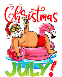 Funny Santa Flamingo Float Christmas In July Summer Vacation T-Shirt