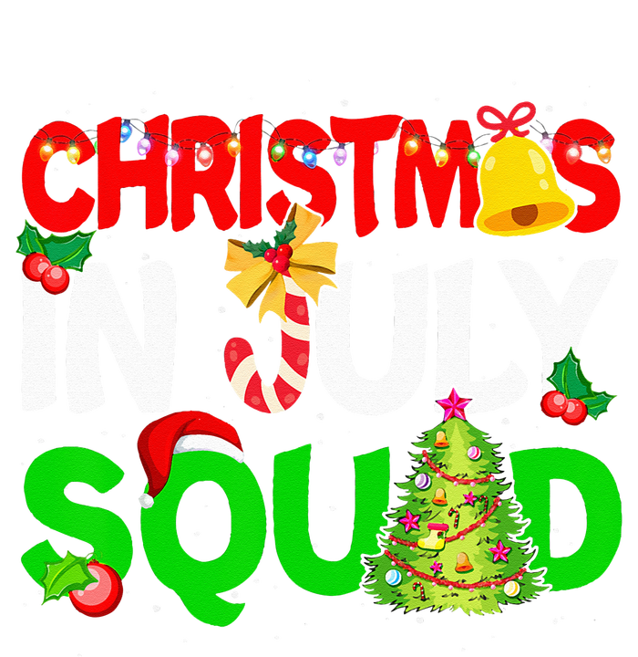 Funny Summer Xmas Christmas In July Squad Toddler Hoodie