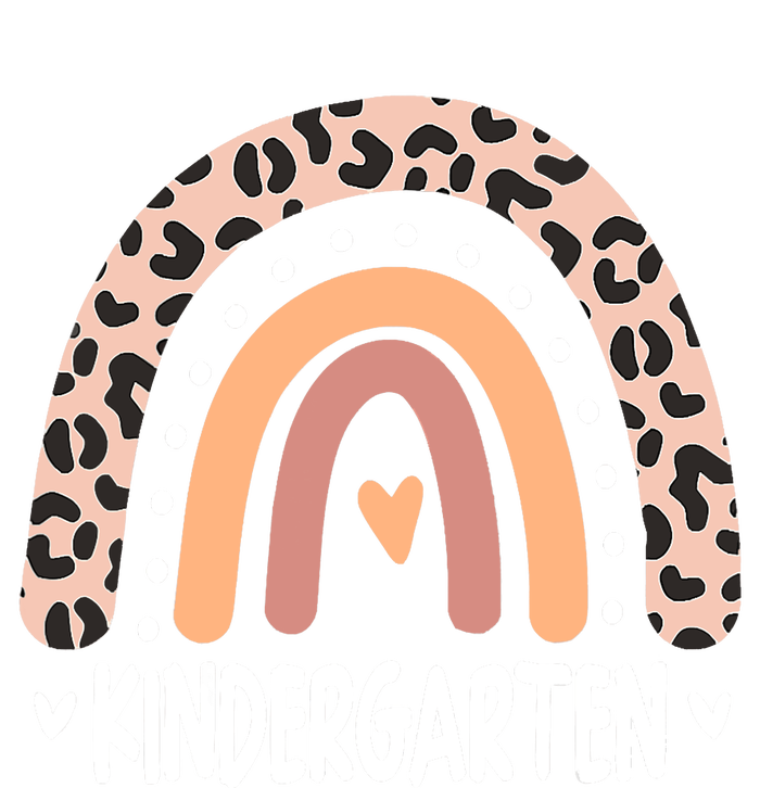 Leopard Rainbow Kindergarten Teacher Back to School Retro Hoodie