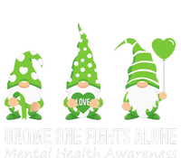 Gnome One Fights Alone Mental Health Awareness Green Ribbon Ladies Essential Flowy Tank