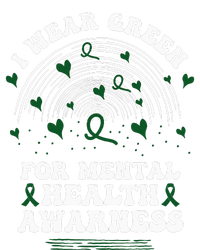 I Wear Green For Mental Health Awareness Green Ribbon T-Shirt