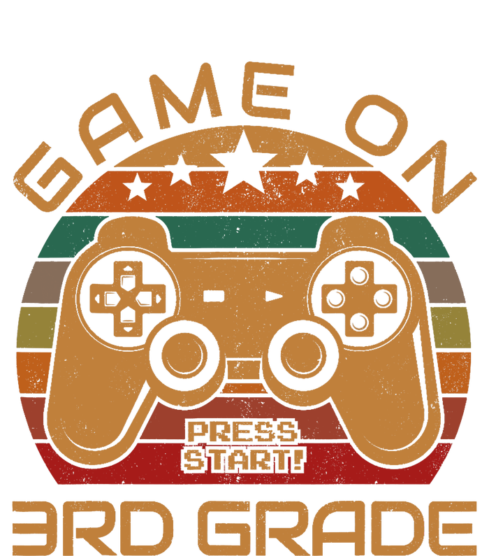 Game On 3rd Grade First Day Gamer Gift Back to School Tall Sweatshirt