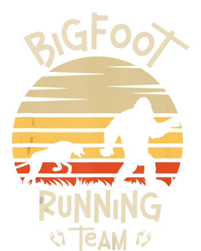 Bigfoot Running Team Yeti Sasquatch Ladies Long Sleeve Shirt