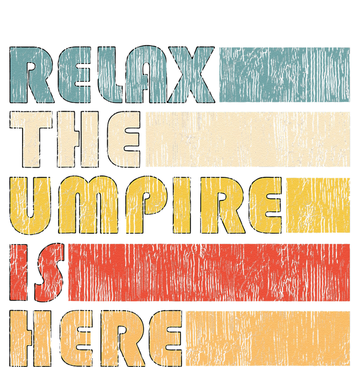 Relax The Umpire Is Here Baseball Sustainable Knit Beanie