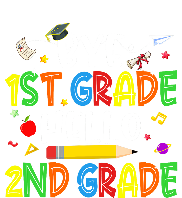 Graduation Bye 1st Grade Hello 2nd Grade Back to School T-Shirt