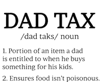 Dad Tax Dad Tax For Men Dad Tax Definition Knit Cap Winter Beanie