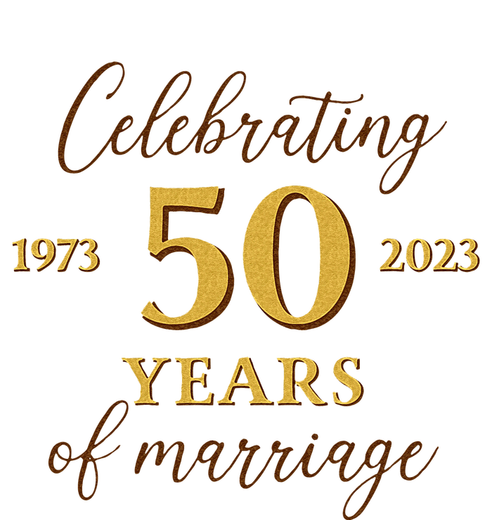 Funny 50 Years Of Marriage 1973 50th Wedding Anniversary Garment-Dyed Heavyweight T-Shirt