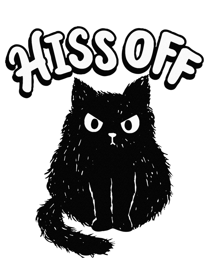 Hiss Off Grumpy Animal Lover Cute Kitten Cat Pet Owner T-Shirt