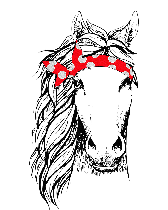 Horse Horse Bandana Riding Horse Lover Animal Lover T-Shirt