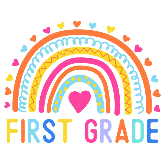 First Grade Rainbow Girl Boy Teacher Team 1st Grade Squad T-Shirt