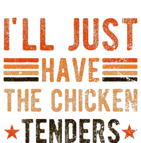 Ill Just Have The Chicken Tenders Chicken Lover Women's Perfect Tri Tunic Long Sleeve Shirt