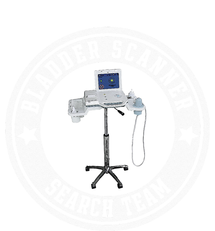 Bladder Scanner Search Team Funny ED ER ICU Med Surg Nursing T-Shirt