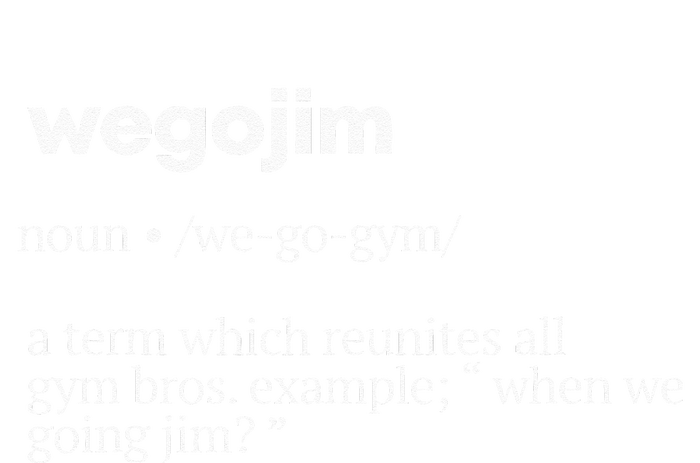 WeGoJim Definition Funny Gym Pump Cover Oversized Hoodie