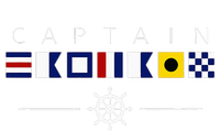 NAUTICAL FLAG BOAT CAPTAIN T-Shirt