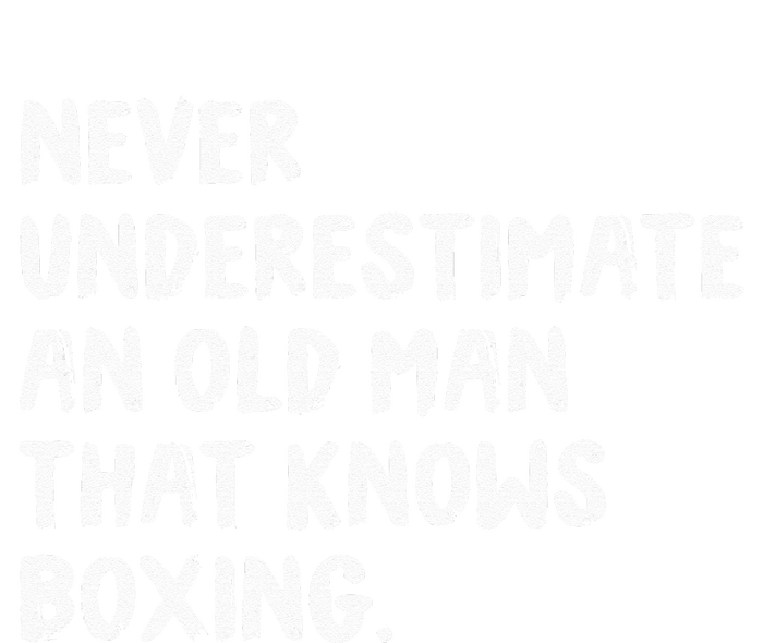 Never Underestimate An Old Man That Knows Boxing Long Sleeve Pajama Set