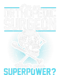 Orthopedic Surgeon Superpower Orthopedist Orthopod Apparel Women's Knotted Racerback Tank