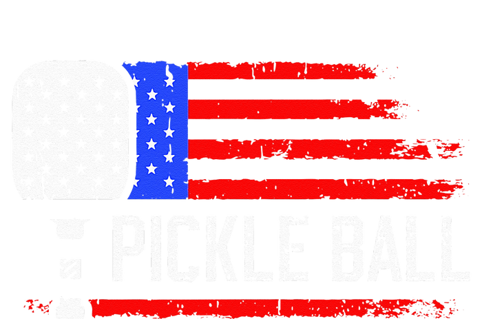 Pickleball US Flag Vintage Pickleball Paddle Tall T-Shirt