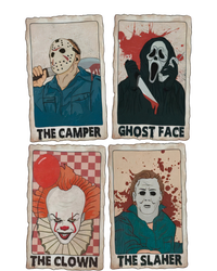 Camper Ghostface Clown Slaher Horror Characters Tarot Card Horror Halloween Kids Hoodie