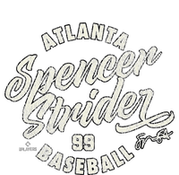 Spencer Strider Atlanta Baseball Vintage Cursive Tie Dye Hoodie