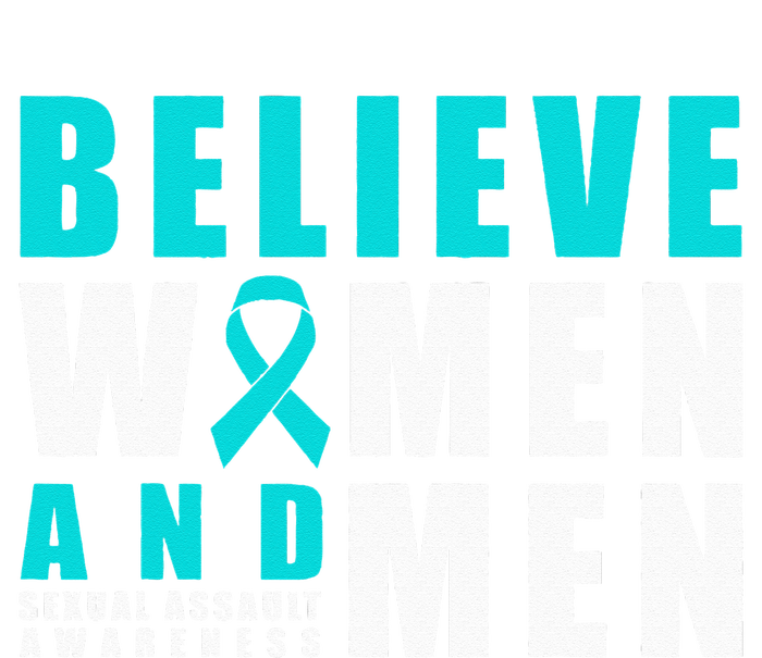 Belive Women & Sexual Assault Awareness Ribbon T-Shirt