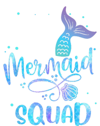 Mermaid Squad Cute Girls Birthday Squad Mermaid Tail Party Women's Perfect Tri Tunic Long Sleeve Shirt