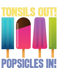 Tonsils Out Popsicles In Tonsillectomy Removal Surgery Women’s Perfect Tri Rocker Tank