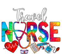 Travel Nurse Tie Dye Love Heart Stethoscope RN Nurse Women Hoodie