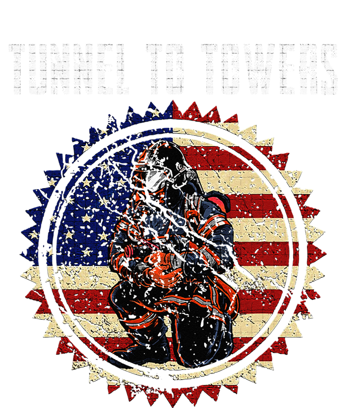 Tunnel To Towers America Flag Inserts Hooded Wearable Blanket