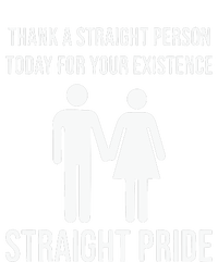 Thank A Straight Person To Day For Your Existence Straight Pride Women's Long Sleeve Flannel Pajama Set 