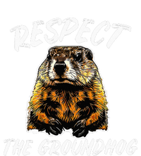 Vintage Retro Respect The Groundhog Holiday & T-Shirt