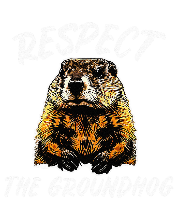 Vintage Retro Respect The Groundhog Holiday & T-Shirt