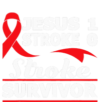 Christian Stroke Survivor Awareness Red Ribbon Brain Attack Insulated Varsity Jacket