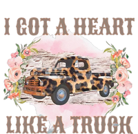 Western Sunset Cowgirl I Got A Heart Like A Truck 7-Panel Snapback Hat