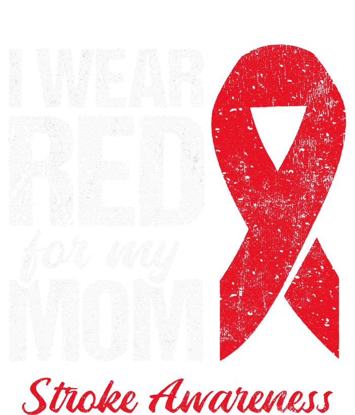 I Wear Red For My Mom Stroke Survivor Daily Commute Backpack