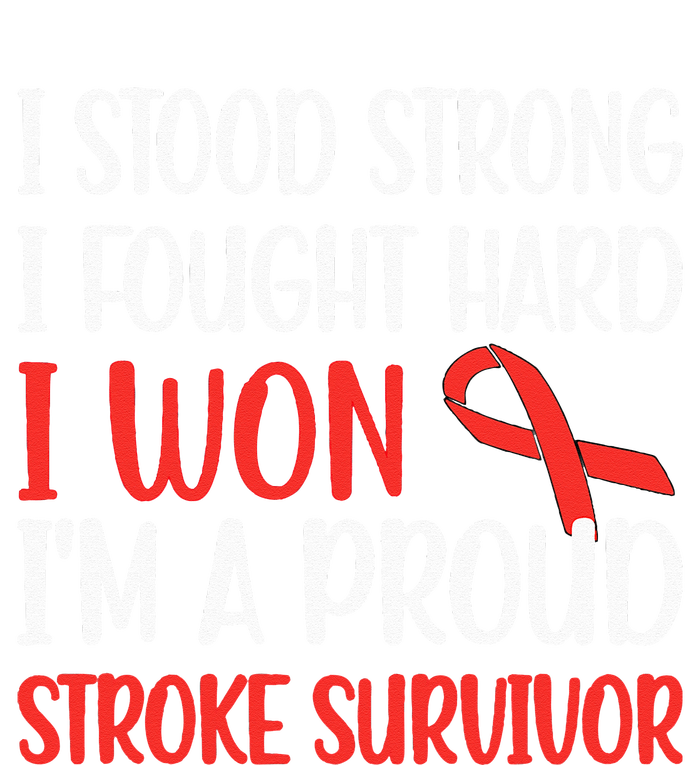 Proud Stroke Survivor Stroke Awareness Stroke Warrior Sweatshirt Cinch Pack Bag