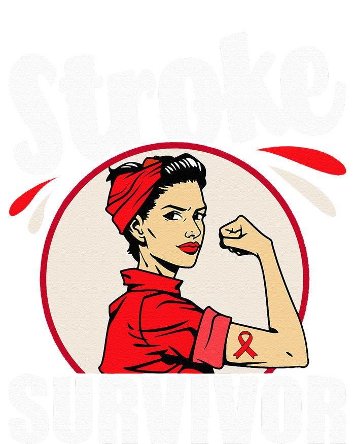 Stroke Survivor Stroke Awareness Red Ribbon Brain Attack Toddler Fine Jersey T-Shirt