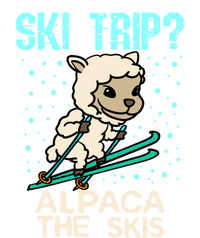 Ski Trip Alpaca The Skis Gift For Skier Kids Long Sleeve Shirt