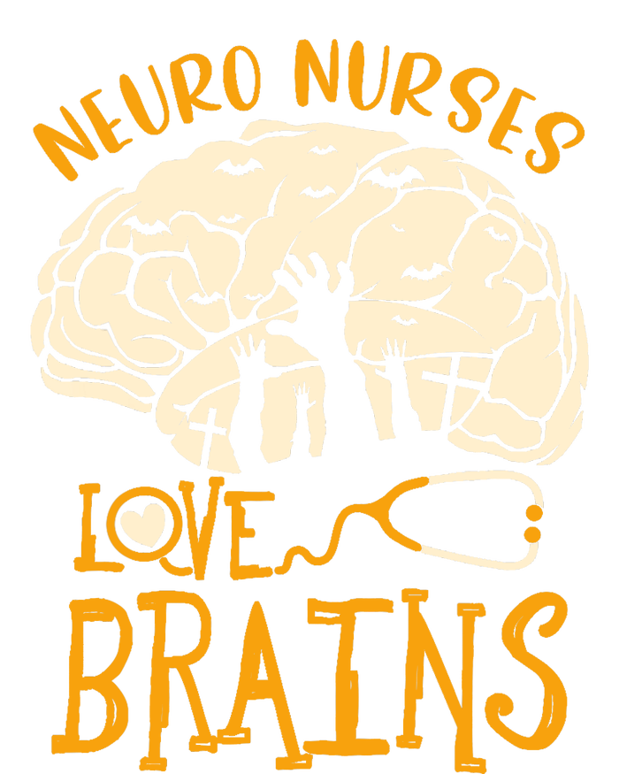 Neurology Nursing RN Halloween Neuro Nurses Love Brains Womens California Wash Sweatshirt