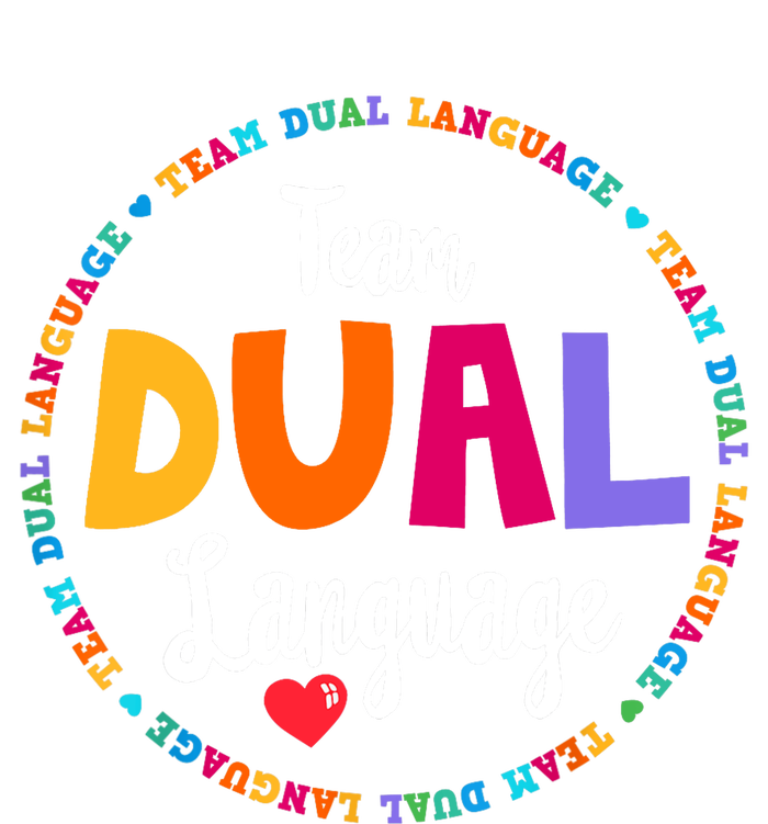 Cute Back to School Squad Team Dual Language Teachers T-Shirt