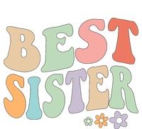 Best Sister vintage floral design for cool sisters Button