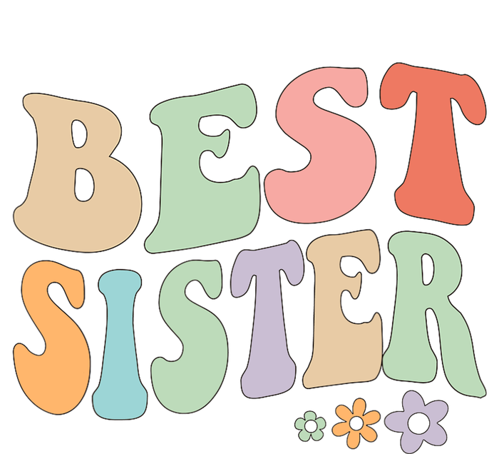 Best Sister vintage floral design for cool sisters Button