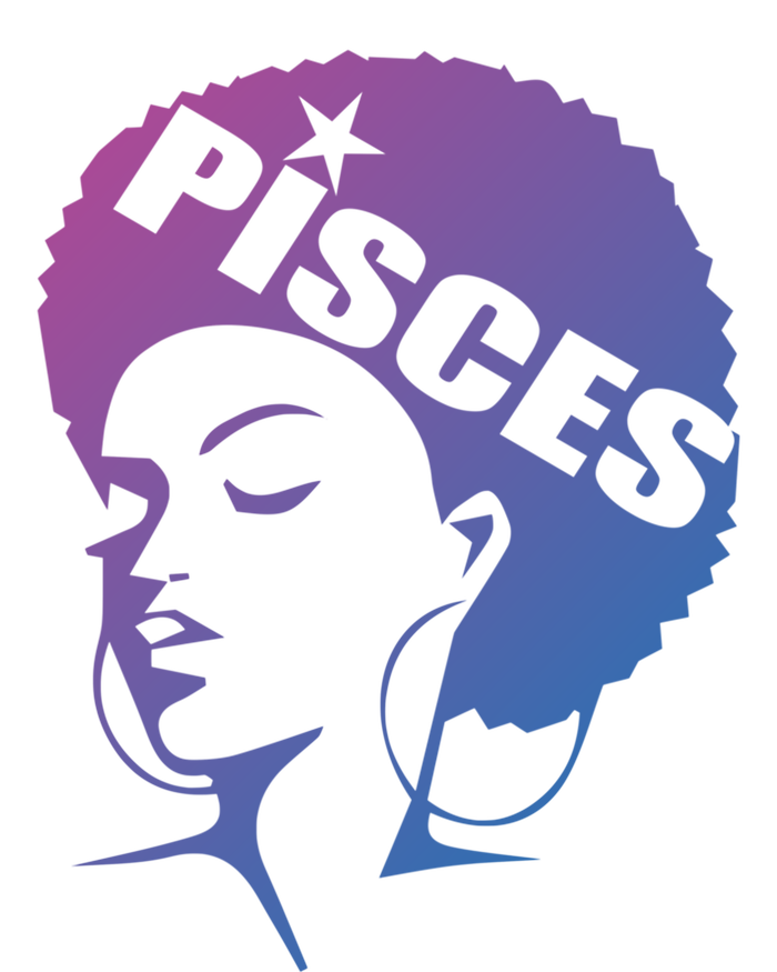 African American Afro Pisces Zodiac Great Gift Kids Hoodie