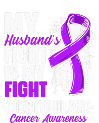 Husband Fight My Fight Testicle Testicular Cancer Awareness Hooded Wearable Blanket