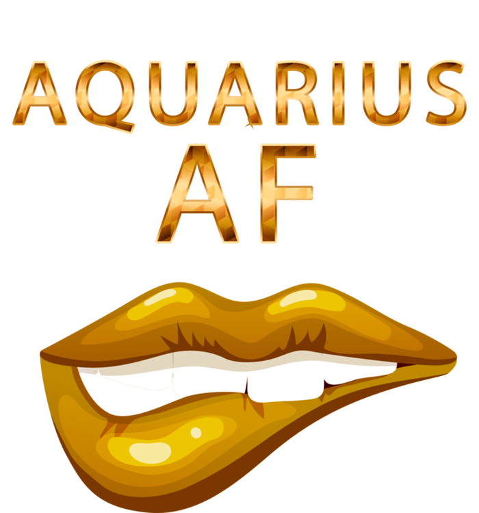 Aquarius Af Gold Sexy Lip Birthday Great Gift Coaster