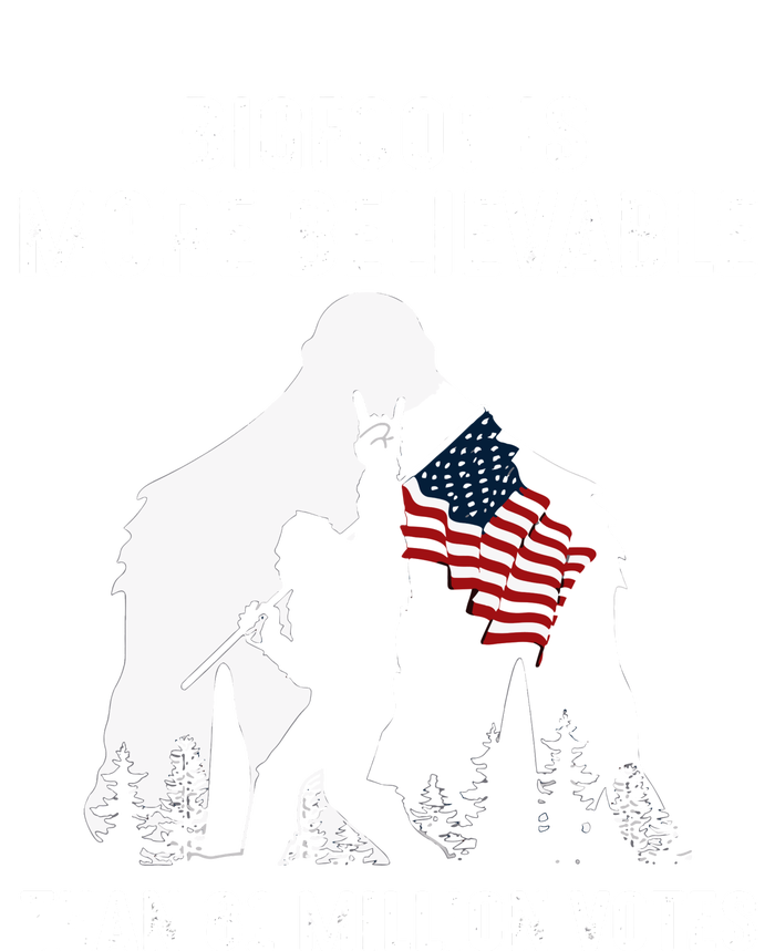 Bigfoot Is More Believable Than 81 Million Votes Vintage 7-Panel Snapback Hat